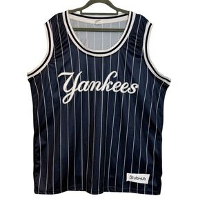 Aaron Judge #99 New York Yankees Pinstripe Tank Jersey Adult XL Sportswear